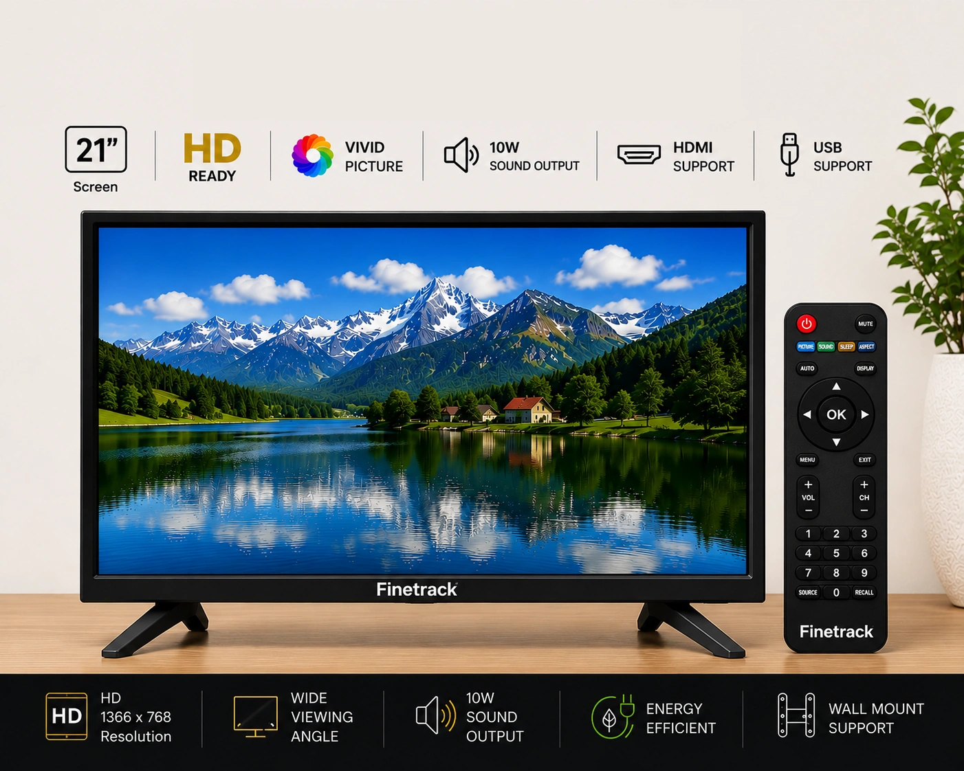 21 Inch HD LED TV