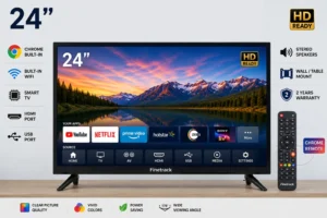 24 Inch Smart Chrome Remote TV
