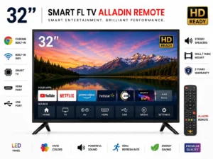 32 Inch Smart FL Alladin Remote TV