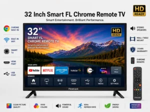 32 Inch Smart FL Chrome Remote TV
