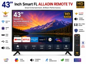 43 Inch Smart FL Alladin Remote TV