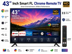 43 Inch Smart FL Chrome Remote TV