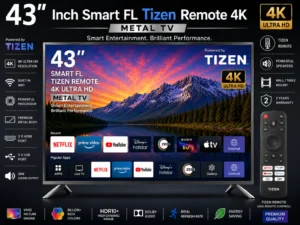 43 Inch Smart FL Tizen Remote 4K Metal TV