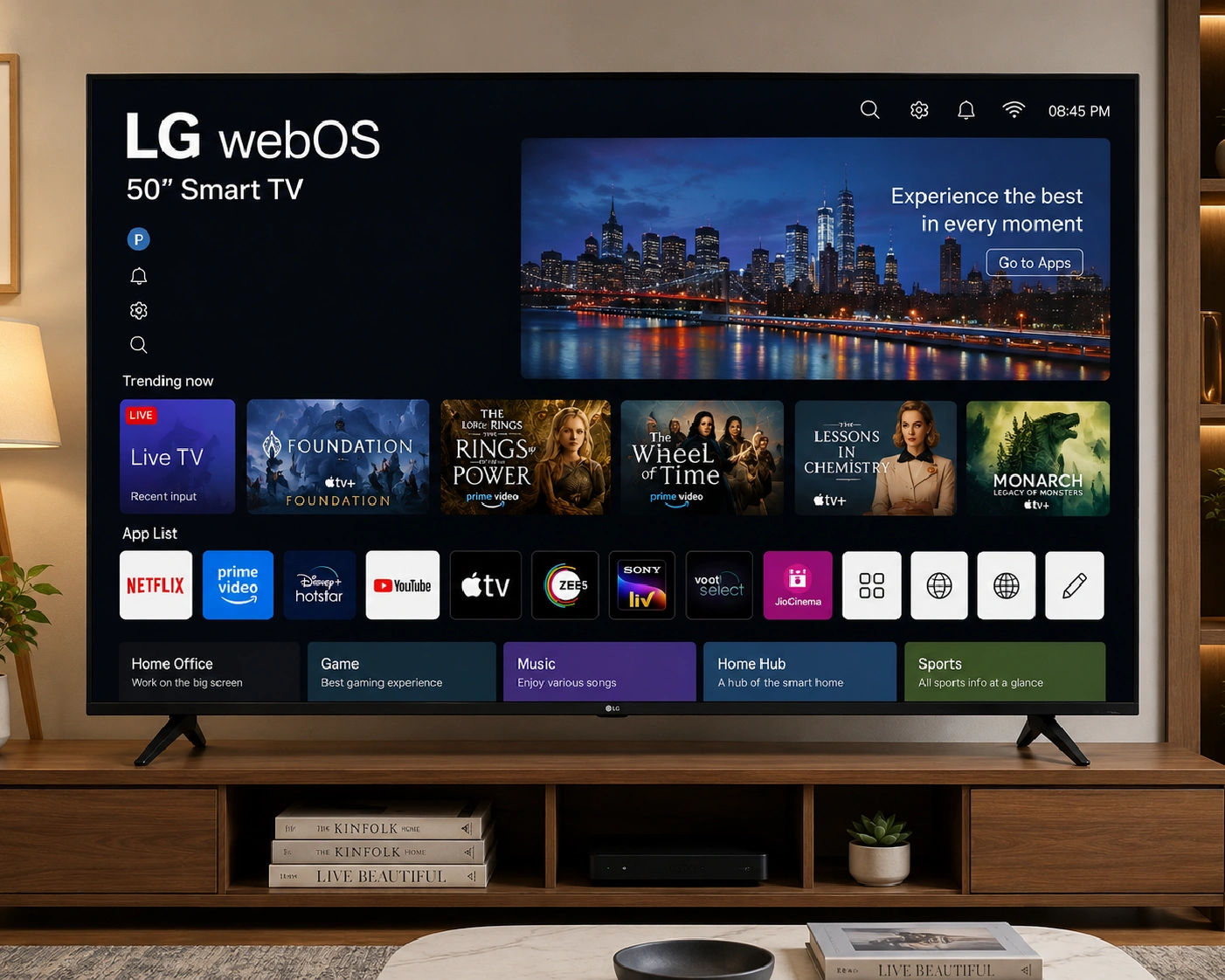 50 Inch LG WebOS Smart TV