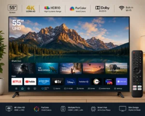 55 Inch Smart FL Tizen Remote TV