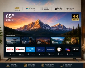 65 Inch Smart FL UHD/4K TV