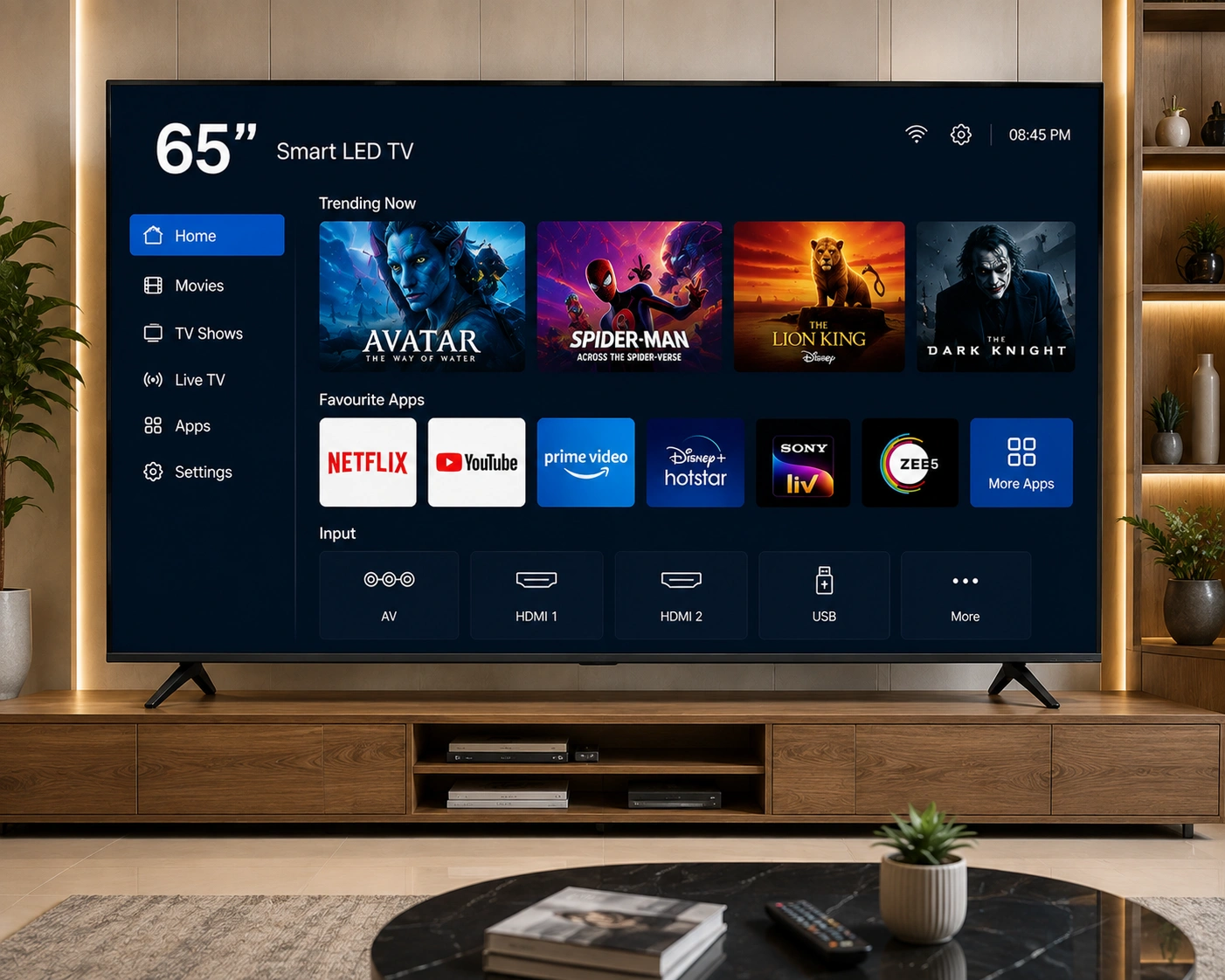 65 Inch Smart LED TV