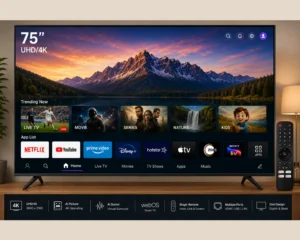 75 Inch Smart FL WebOS Remote TV