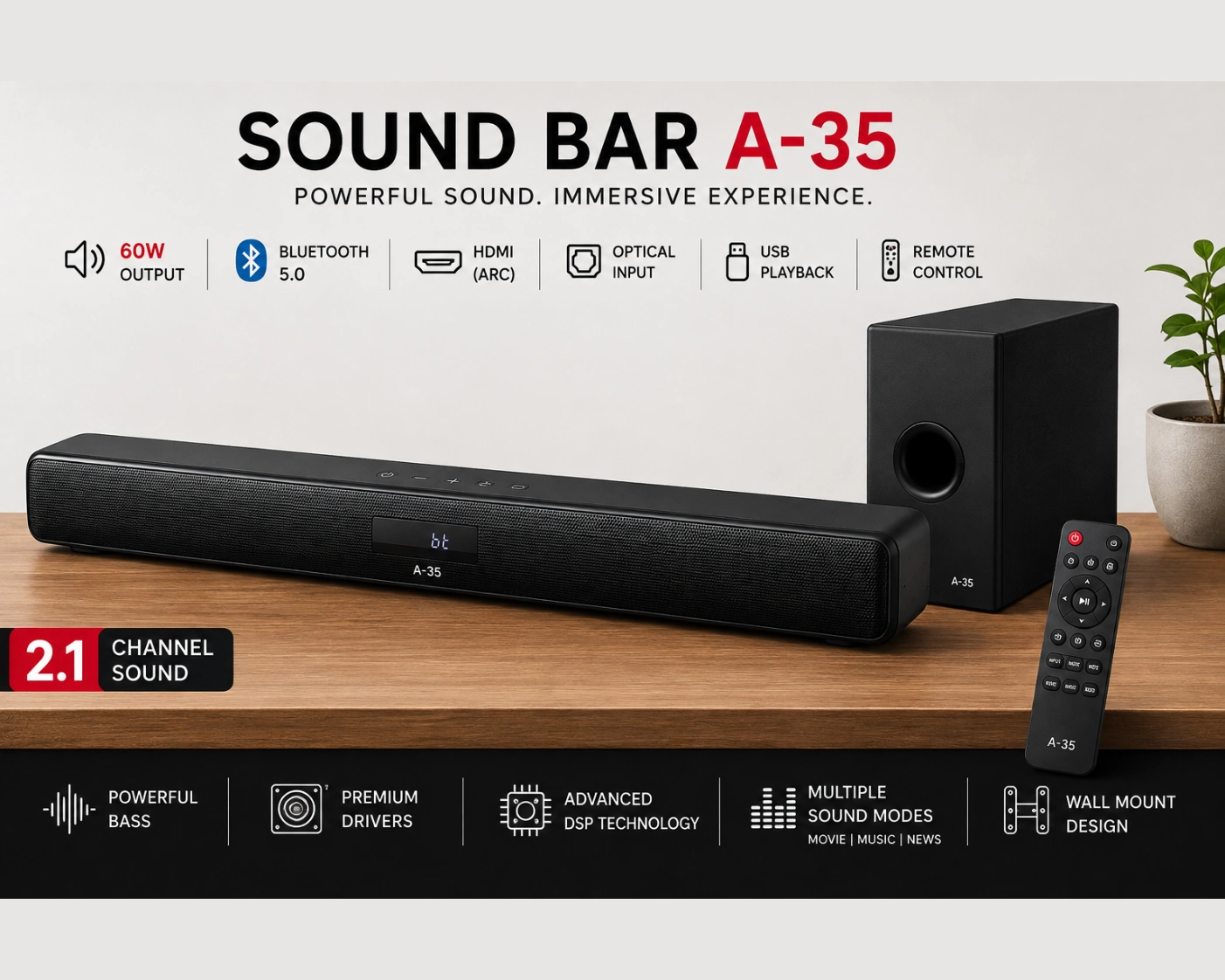 Sound Bar A-35